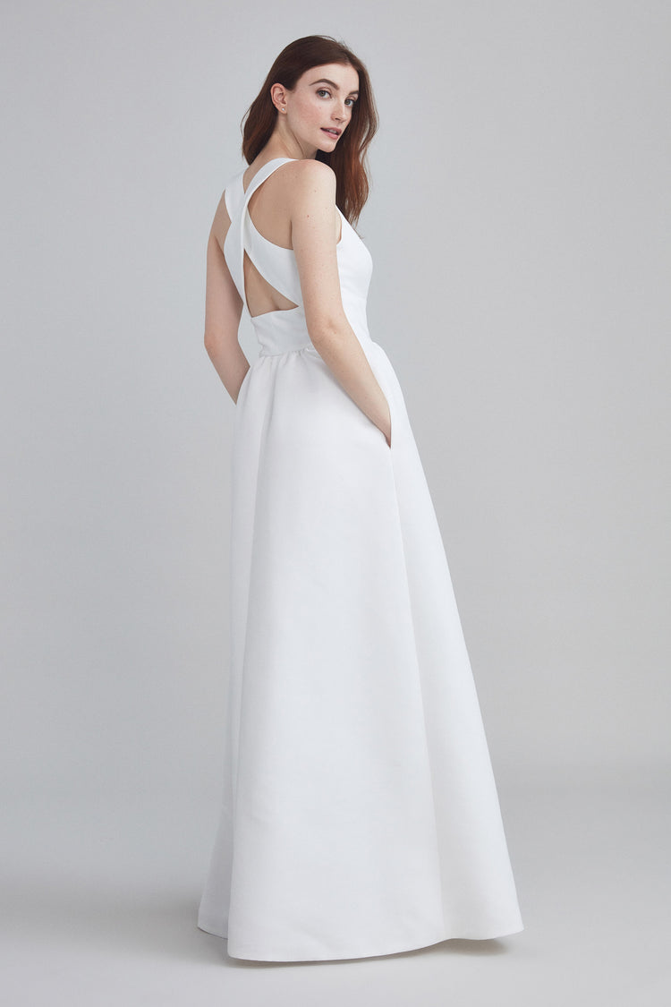 Fiona, dress from Collection Bridesmaids by Amsale, Fabric: faille