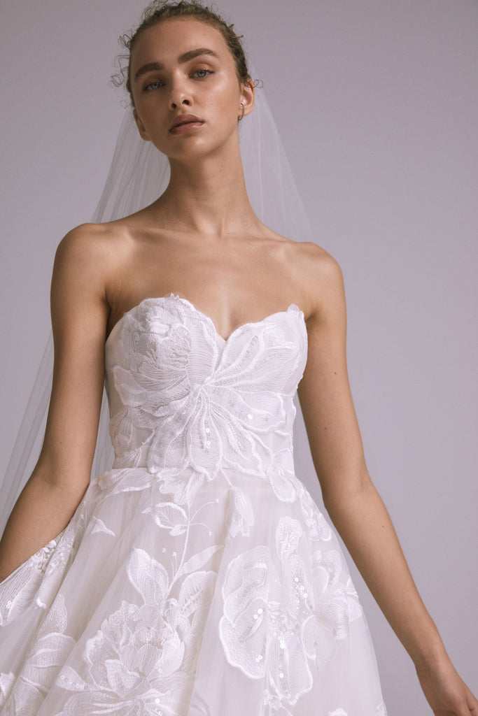 Product Oversized Floral Veil Image