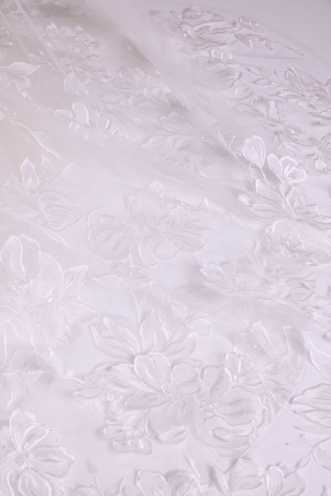 Product Oversized Floral Veil Image