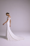 Nat, dress from Collection Bridal by Amsale, Fabric: stretch-fluid-crepe