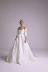 Thea, dress from Collection Bridal by Amsale, Fabric: jacquard