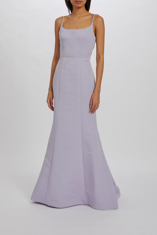 Della, $300, dress from Collection Bridesmaids by Amsale, Fabric: faille
