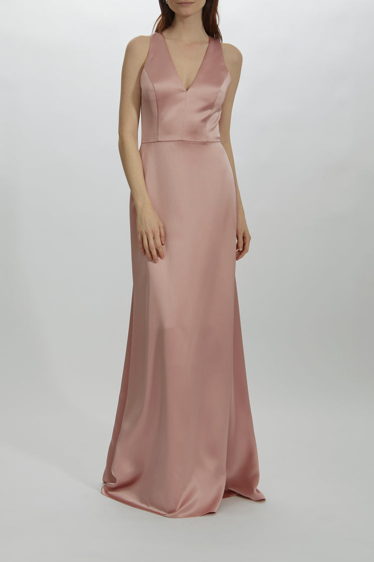 Kelani, dress from Collection Bridesmaids by Amsale, Fabric: fluid-satin