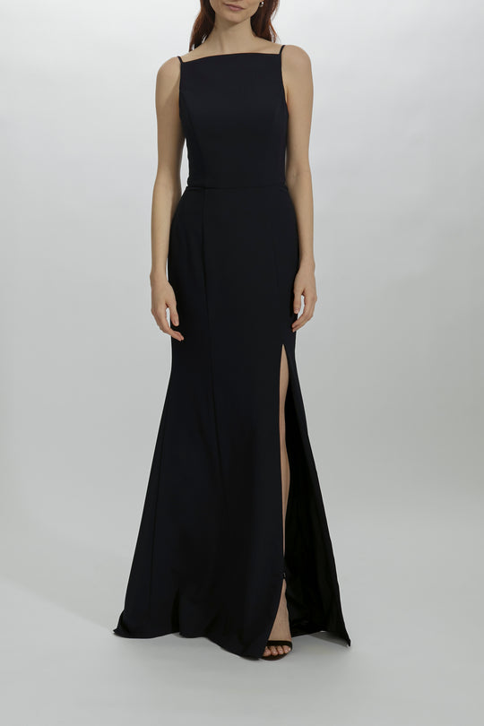 Phoebe, $300, dress from Collection Bridesmaids by Amsale, Fabric: crepe