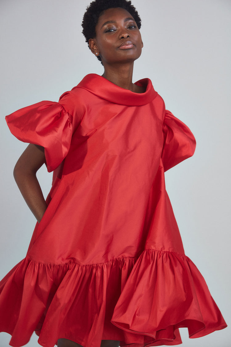 P388T - Taffeta Trapeze Dress, dress from Collection Evening by Amsale