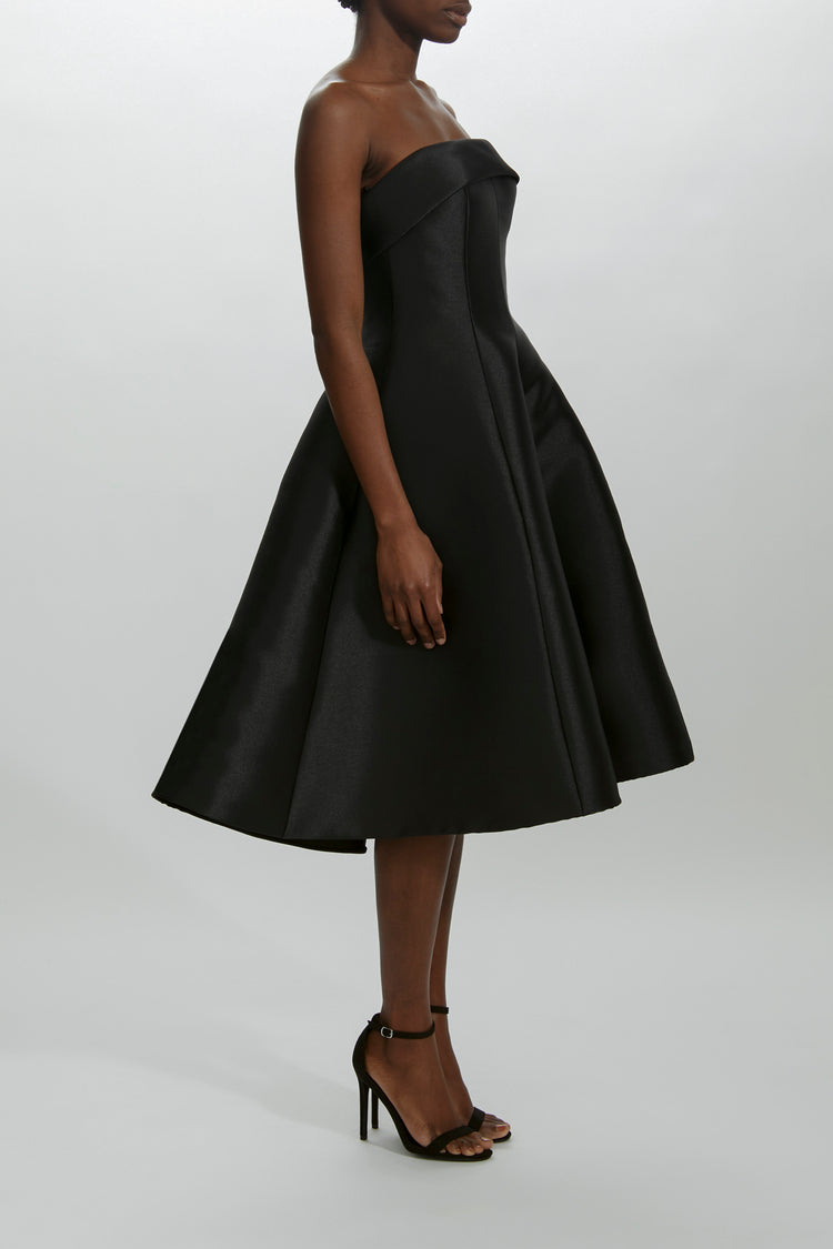 P447M - Foldover Strapless Dress, dress from Collection Evening by Amsale, Fabric: mikado
