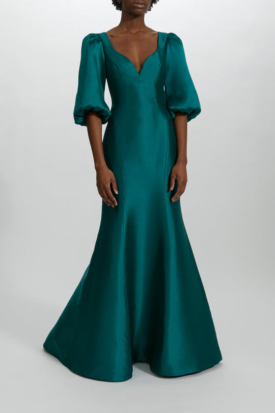 P452M - Champagne, $891, dress by color from Collection Evening by Amsale