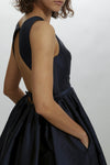 P460T - Boat Neck Dress, dress from Collection Evening by Amsale, Fabric: taffeta