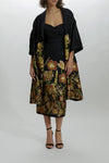 P481 - Metallic Opera Coat, dress from Collection Evening by Amsale, Fabric: jacquard