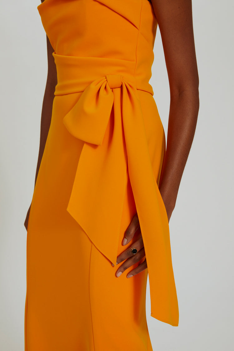 P523 - Tangerine, dress by color from Collection Evening by Amsale