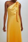 P525S - One-Shoulder Pleated Gown, dress from Collection Evening by Amsale, Fabric: fluid-satin