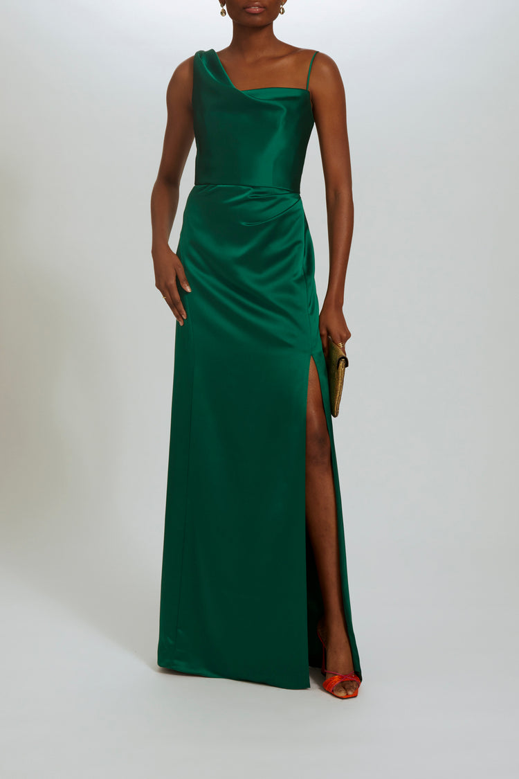 P552S - Emerald, dress by color from Collection Evening by Amsale