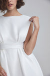 LW195 - Mikado Bias Cut A-line Dress, dress from Collection Little White Dress by Amsale