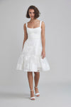 LW196 - Rose Fil-Coupe A-line Dress, dress from Collection Little White Dress by Amsale