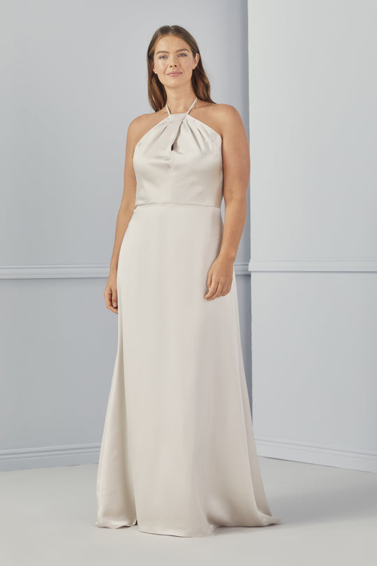 Gia, $300, dress from Collection Bridesmaids by Amsale, Fabric: fluid-satin