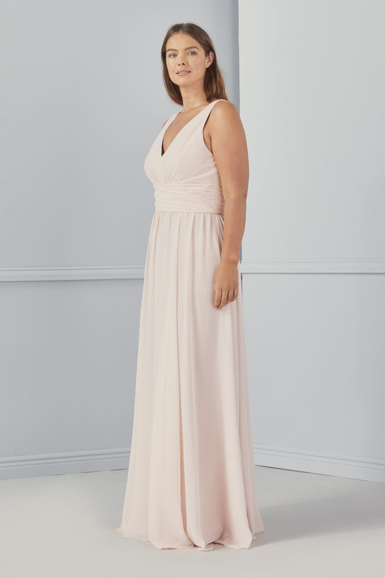 Justine, dress from Collection Bridesmaids by Amsale, Fabric: flat-chiffon