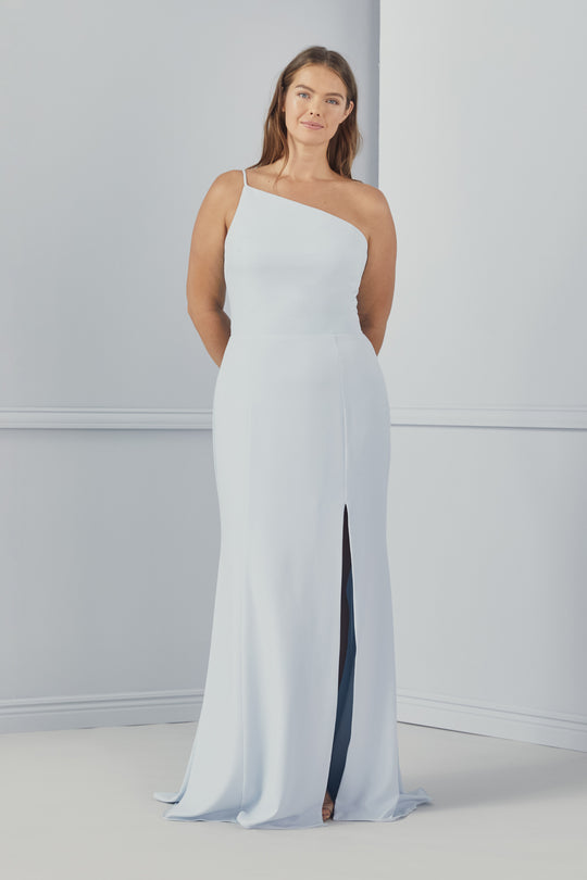 Sloan, $300, dress from Collection Bridesmaids by Amsale, Fabric: crepe
