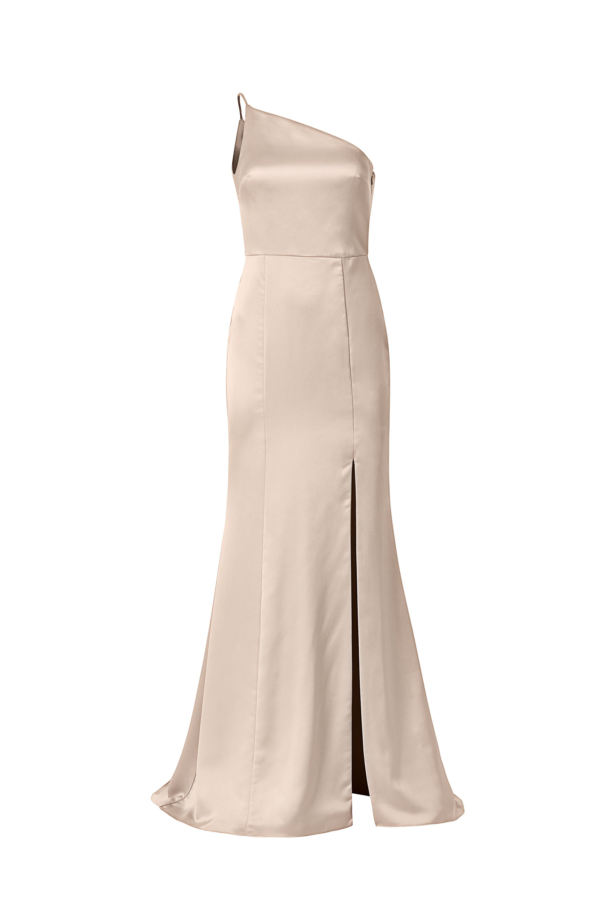 Amsale outlet Kaia dress champagne