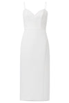 LW139 - Faille Dress - Silk-White, dress by color from Collection Little White Dress by Amsale