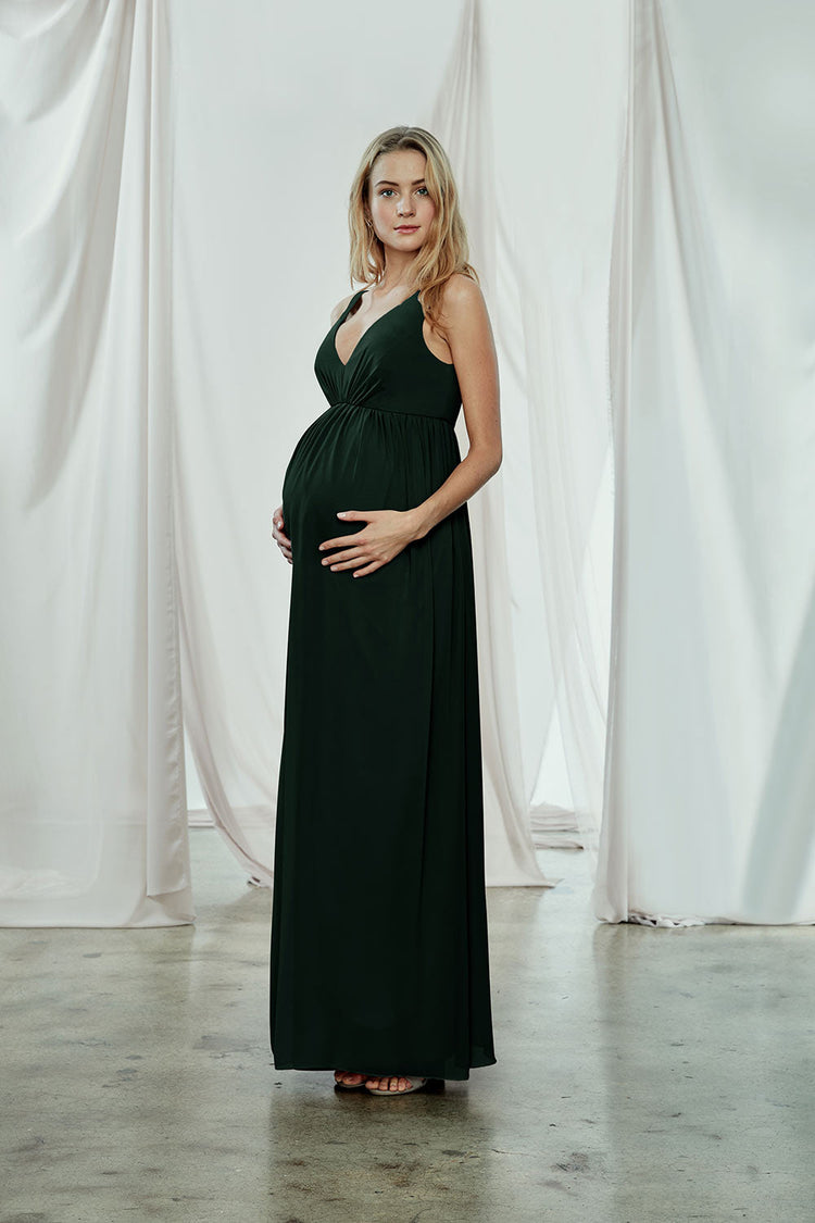 Image number 1: Fletcher - Maternity Dress - Hunter, view 2