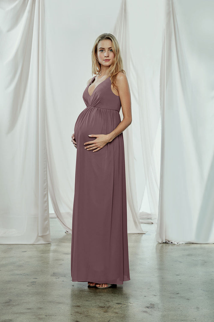Image number 1: Fletcher - Maternity Dress - Mauve, view 2