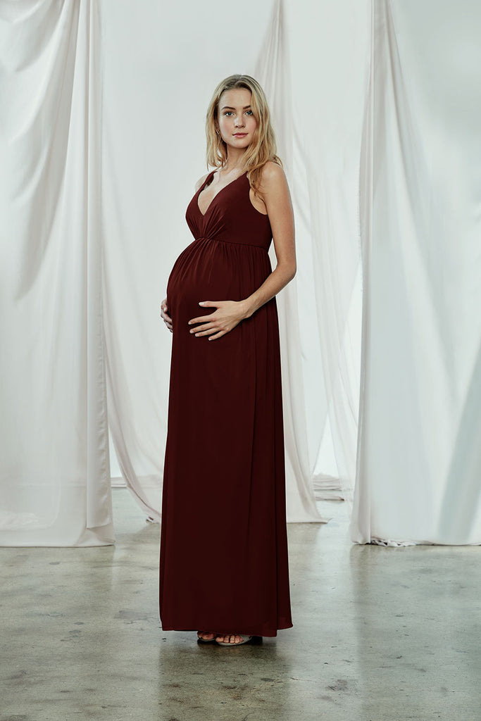 Product Fletcher - Maternity Dress - Ruby Image