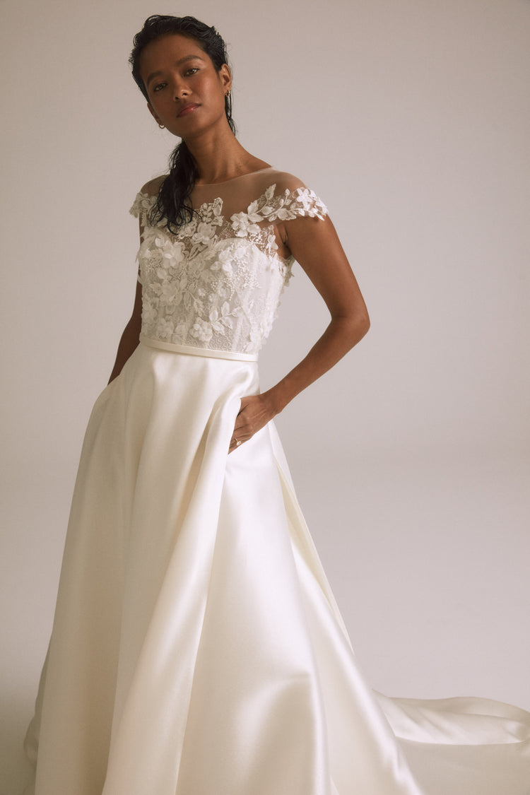 Alice - Ivory, dress by color from Collection Bridal by Nouvelle Amsale