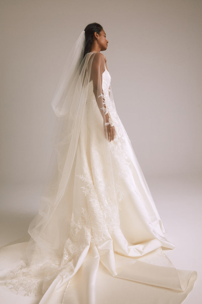 Product Floral Embellished Veil Image