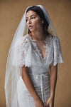 R393V - Lace Sparkle Veil, accessory from Collection Accessories by Nouvelle Amsale