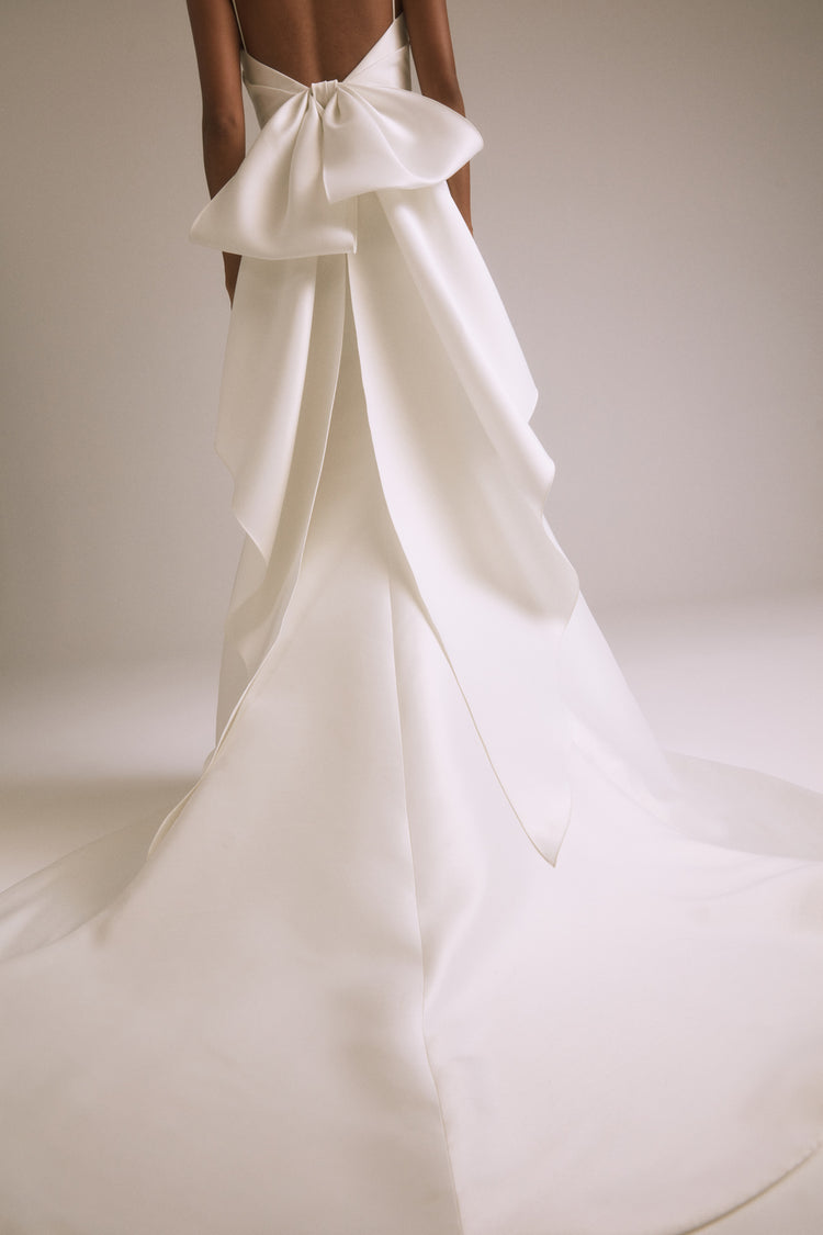 Liv - Silk-White, dress by color from Collection Bridal by Nouvelle Amsale