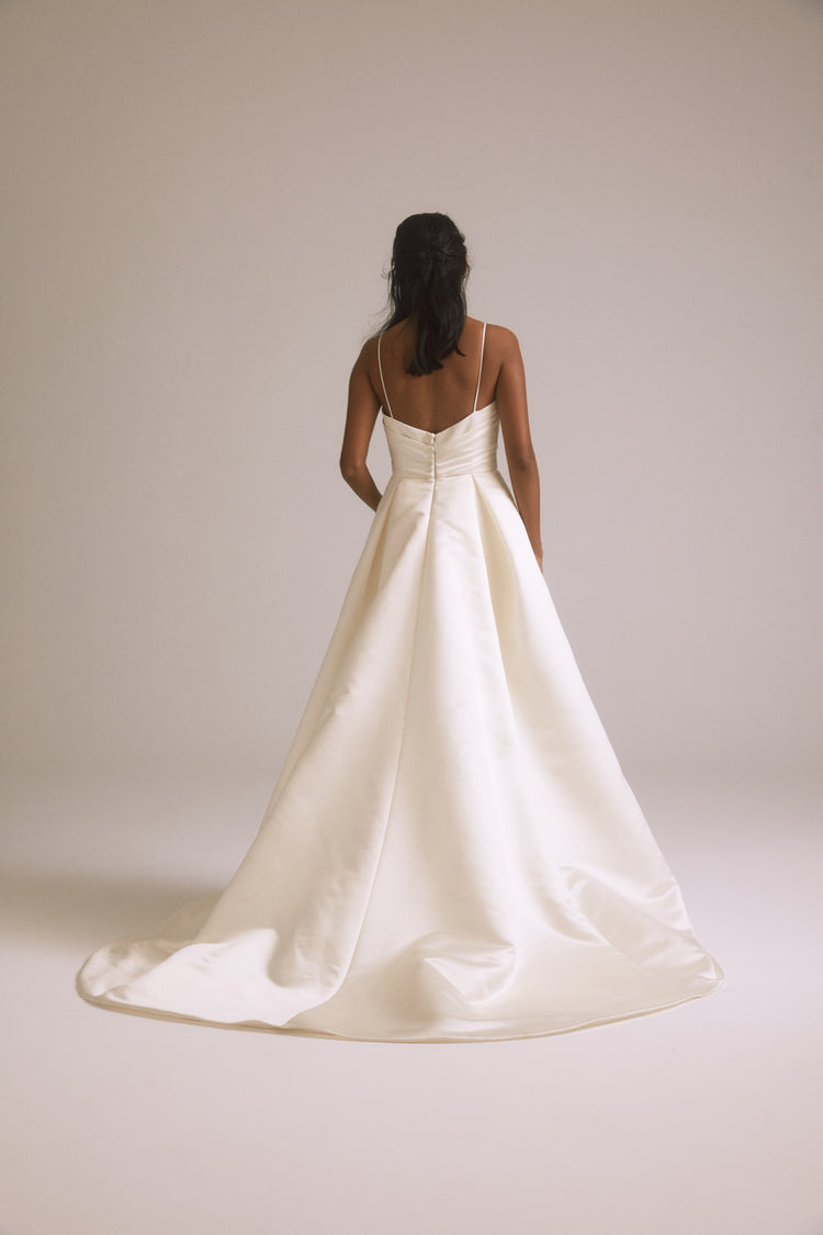 Shay - Silk-White, dress by color from Collection Bridal by Nouvelle Amsale