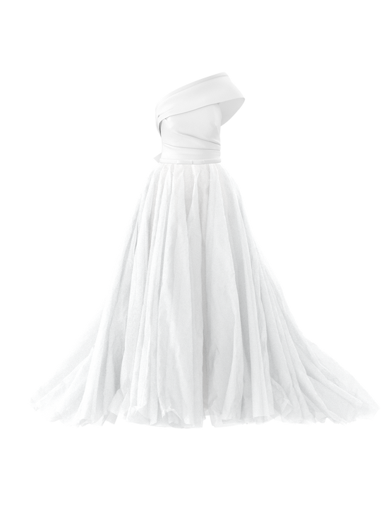 Bodice(Harbor), Skirt(Penny), Belt(Ryan), $4,850, combo from Collection Bridal by Amsale x You