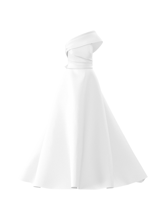 Bodice(Harbor), Skirt(Bleecker), Belt(Bleecker), $4,850, combo from Collection Bridal by Amsale x You