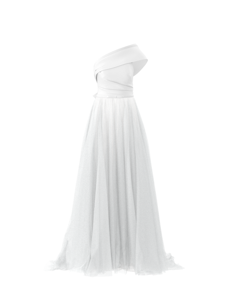 Bodice(Harbor), Skirt(April), Belt(Ryan), combo from Collection Bridal by Amsale x You