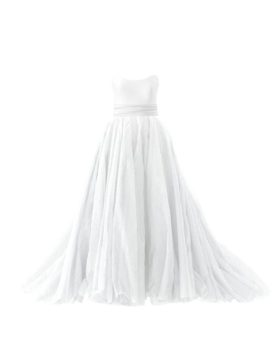 Bodice(Weston), Skirt(Penny), Belt(Cameron), $4,850, combo from Collection Bridal by Amsale x You