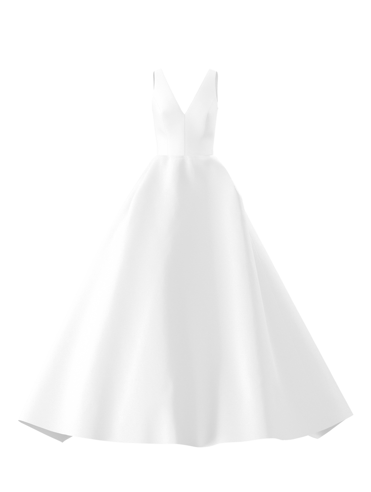 Bodice(V neck), Skirt(Ryder),, combo from Collection Bridal by Amsale x You
