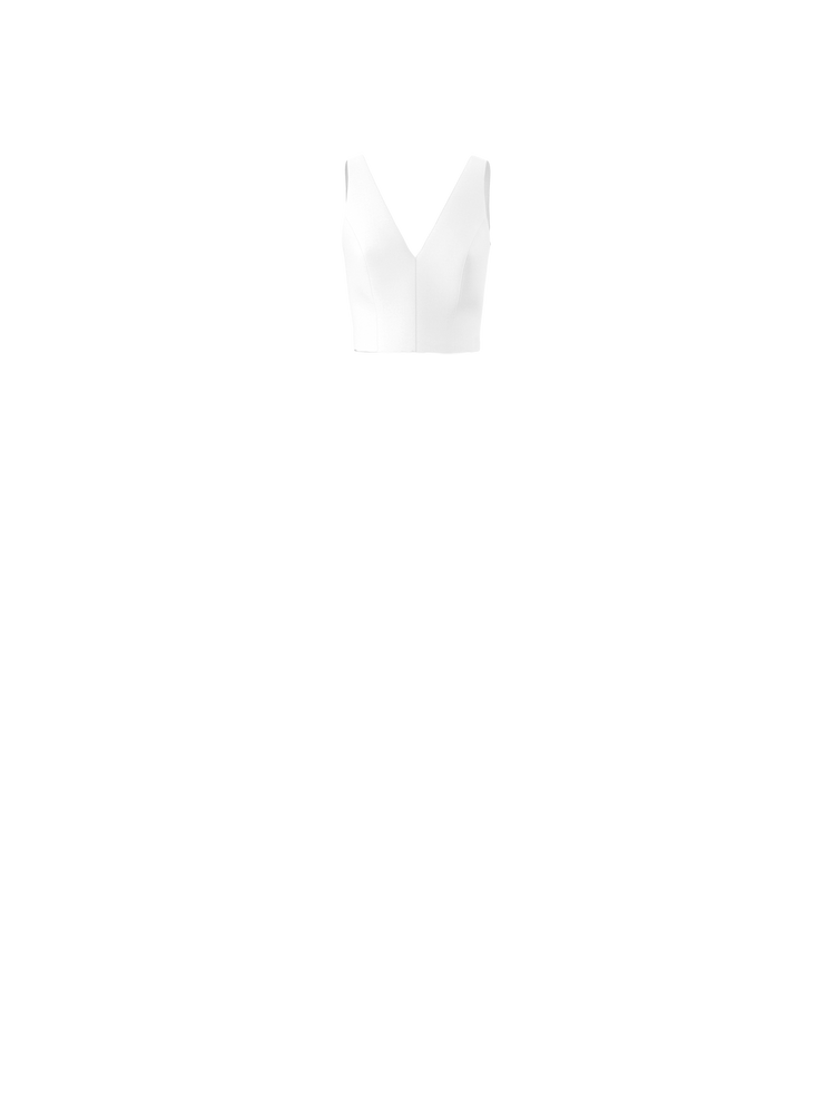 V neck, bodice from Collection Bridal by Amsale x You