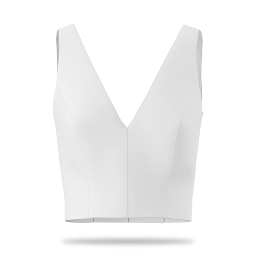 V neck, bodice from Collection Bridal by Amsale x You