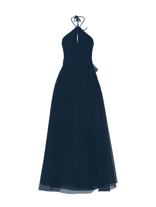 Bodice(Colby), Skirt(Cerisa),Belt(Sash), navy, $270, combo from Collection Bridesmaids by Amsale x You