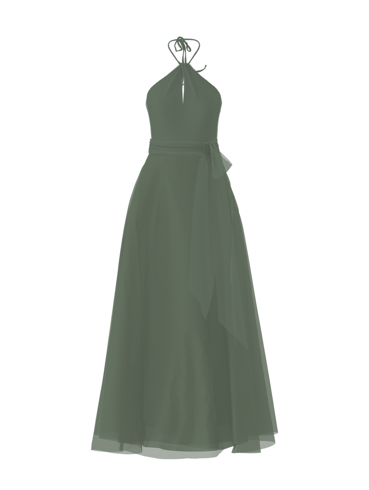 Bodice(Colby), Skirt(Cerisa),Belt(Sash), olive, combo from Collection Bridesmaids by Amsale x You