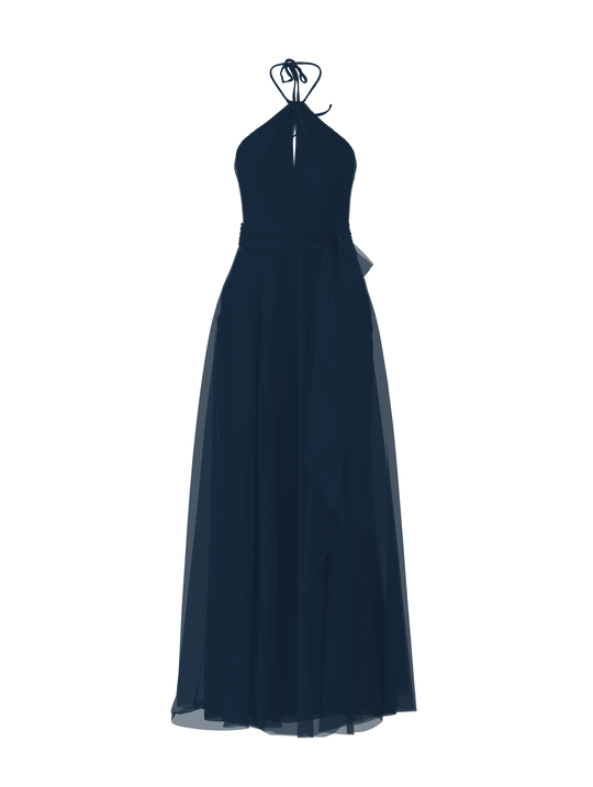 Bodice(Colby), Skirt(Jaycie),Belt(Sash), navy, $270, combo from Collection Bridesmaids by Amsale x You