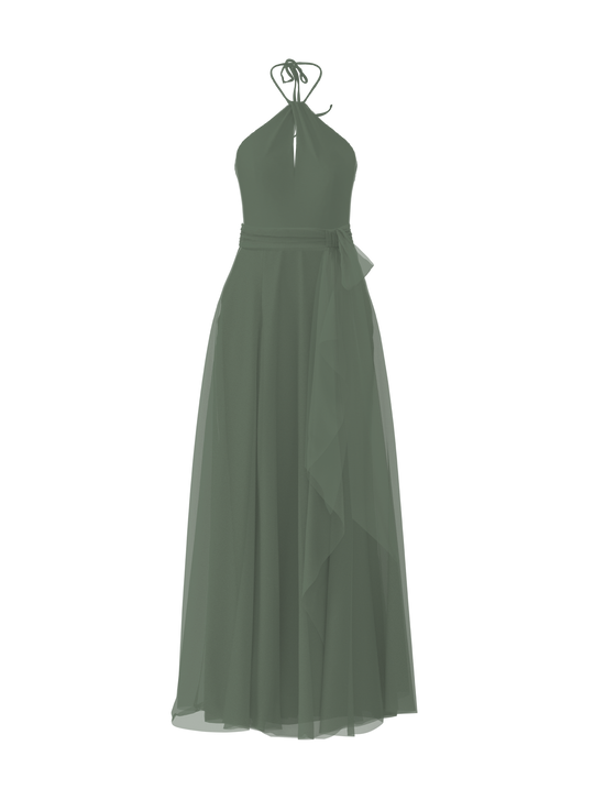 Bodice(Colby), Skirt(Jaycie),Belt(Sash), olive, $270, combo from Collection Bridesmaids by Amsale x You