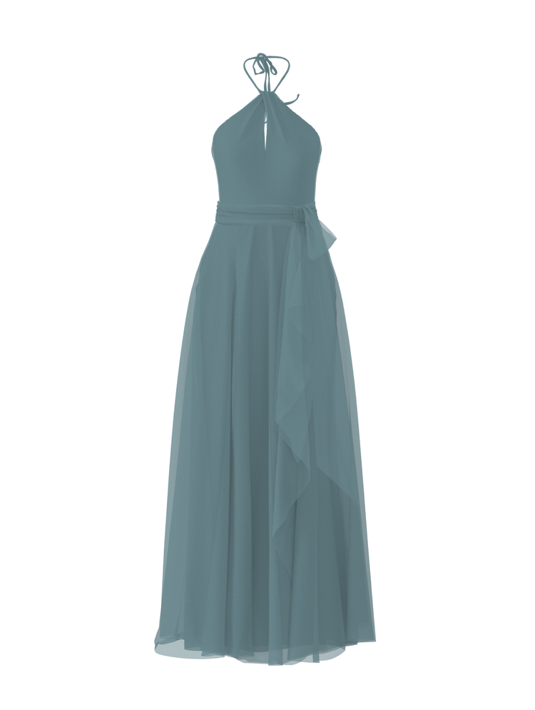 Bodice(Colby), Skirt(Jaycie),Belt(Sash), teal, combo from Collection Bridesmaids by Amsale x You