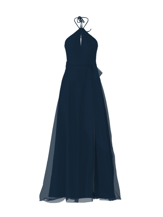 Bodice(Colby), Skirt(Arabella),Belt(Sash), navy, $270, combo from Collection Bridesmaids by Amsale x You