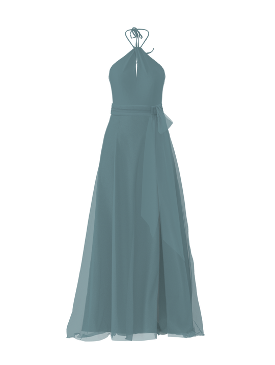 Bodice(Colby), Skirt(Arabella),Belt(Sash), teal, $270, combo from Collection Bridesmaids by Amsale x You