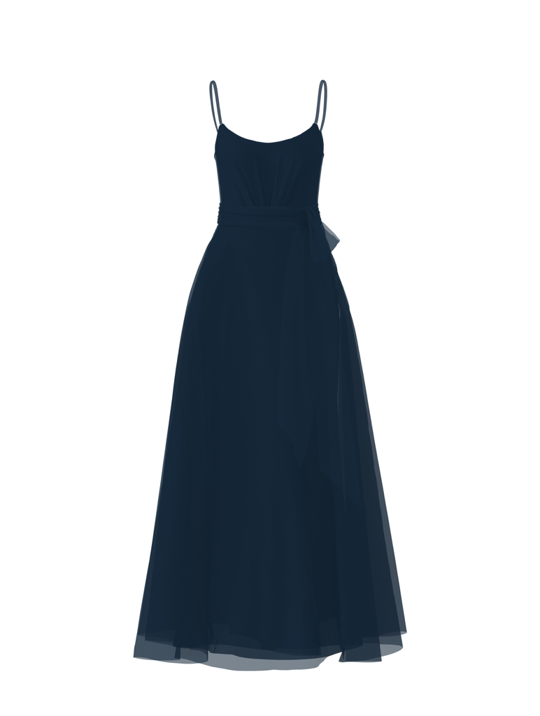 Product Bodice(Campbell), Skirt(Cerisa),Belt(Sash), navy Image