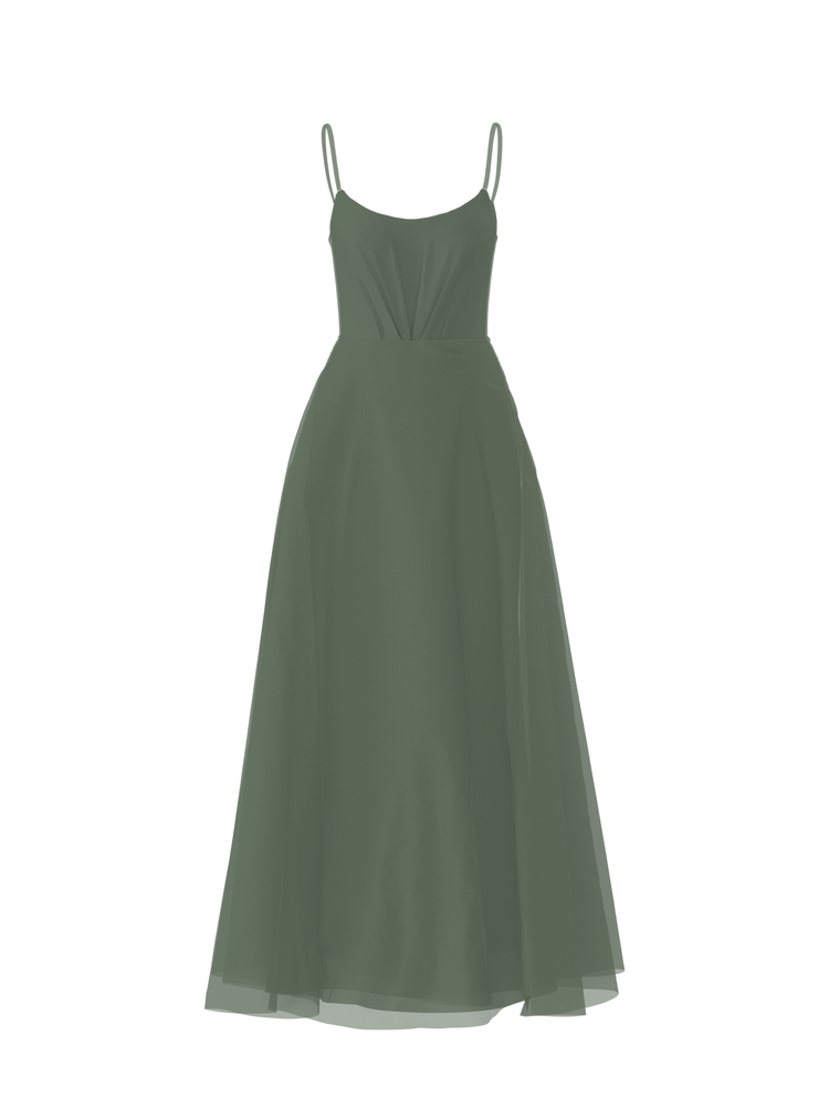 Bodice(Campbell), Skirt(Cerisa), olive, combo from Collection Bridesmaids by Amsale x You