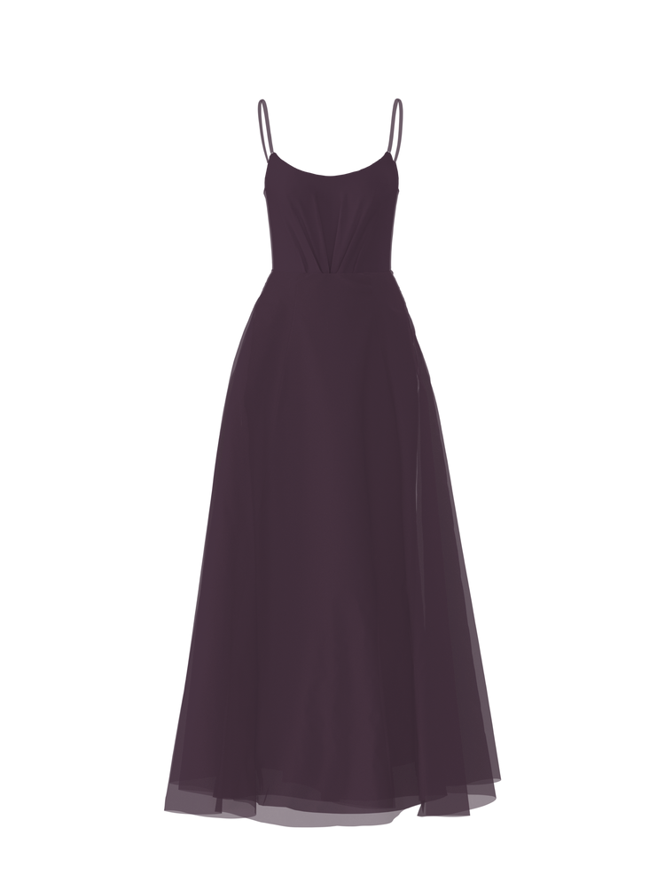 Bodice(Campbell), Skirt(Cerisa), plum, combo from Collection Bridesmaids by Amsale x You