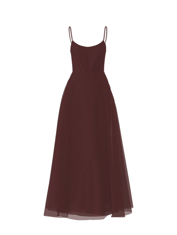 Bodice(Campbell), Skirt(Cerisa), ruby, combo from Collection Bridesmaids by Amsale x You