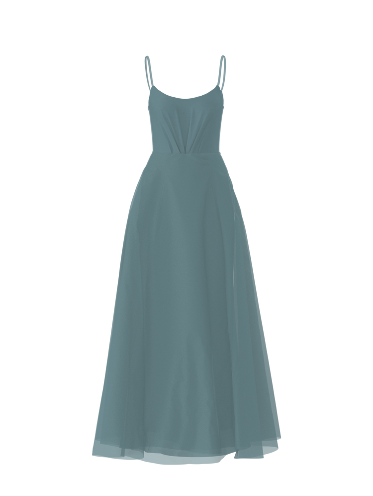 Bodice(Campbell), Skirt(Cerisa), teal, combo from Collection Bridesmaids by Amsale x You